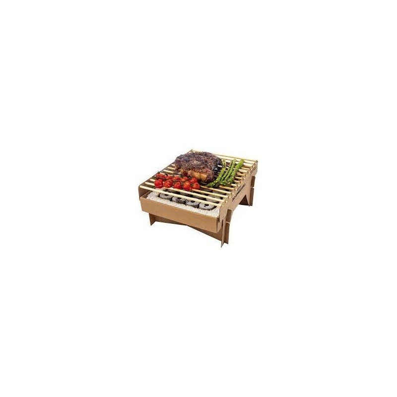 Barbacoa Eco Carton/madera Casusgrill