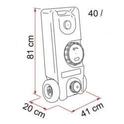 Roll-tank Fiamma 40 F Azul 08307-01a