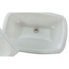 Lavabo Rectangular 39x30x11,5 Blanco