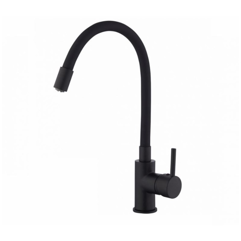 Grifo Mezclador Flexible Negro Begur