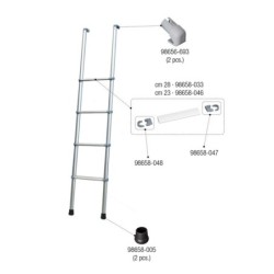 Escalera Interior Alum. Deluxe 5 Peldaños 02426-13-