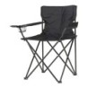 Silla Plegable De Camping 80x83,5x51cm Color Negro