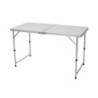 Mesa Camping Plegable Blanca 2 Posiciones Aluminio/mdf 90x60